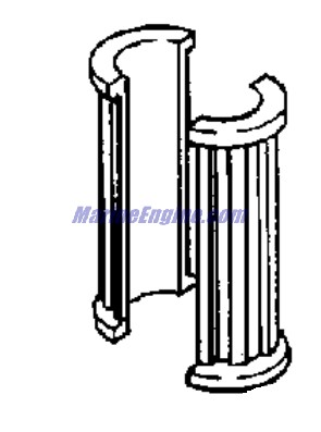 Evinrude Johnson OMC 0116400 - Sleeve