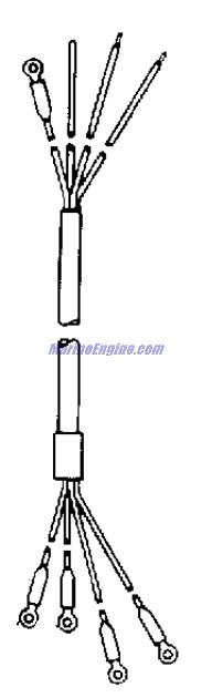 Evinrude Johnson OMC 0116655 - Cable Assembly -8 Ft