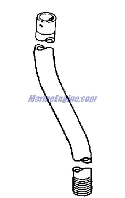 Evinrude Johnson OMC 0116718 - Tube Assembly