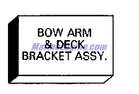 Evinrude Johnson OMC 0116762 - Bow Arm Assembly