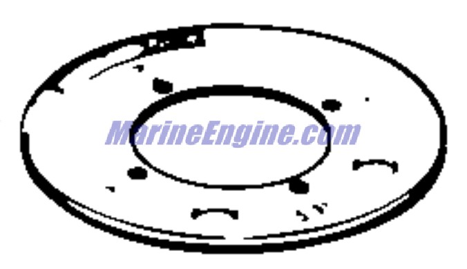 Evinrude Johnson OMC 0121298 - DIAL Plate