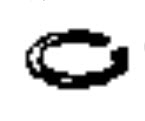 Evinrude Johnson OMC 0122514 - Retaining Ring
