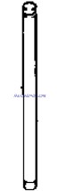 Evinrude Johnson OMC 0122818 - Cylinder Piston Rod