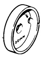 Evinrude Johnson OMC 0122849 - Bezel Switch
