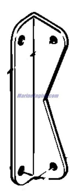 Evinrude Johnson OMC 0123087 - Bracket Mounting Board