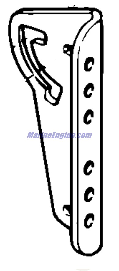 Evinrude Johnson OMC 0123091 - Bracket RH