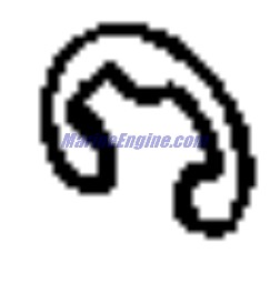 Evinrude Johnson OMC 0123105 - Retaining Ring