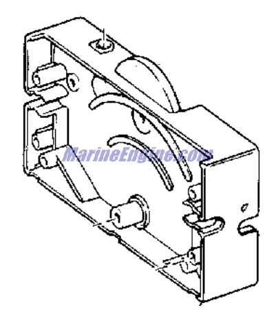 Evinrude Johnson OMC 0123148 - Shift Lever -inter Housing -recnt