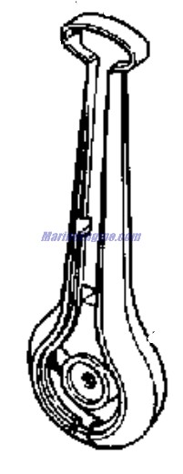Evinrude Johnson OMC 0123278 - Handle - Side Mount