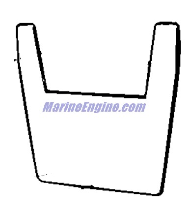 Evinrude Johnson OMC 0123361 - Trim Cover