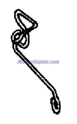 Evinrude Johnson OMC 0123567 - Mounting Clip