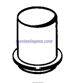 Evinrude Johnson OMC 0124389 - Tube - Rem Fill Kit