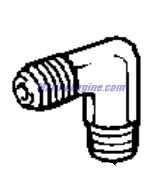 Evinrude Johnson OMC 0124511 - Elbow -90 Degree