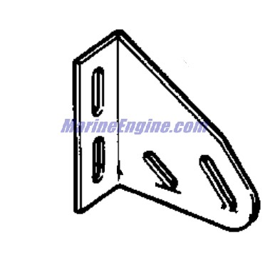Evinrude Johnson OMC 0124677 - Bracket -Transducer