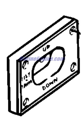 Evinrude Johnson OMC 0125311 - Bezel