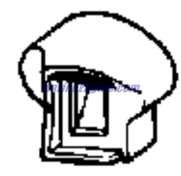 Evinrude Johnson OMC 0125394 - Knob
