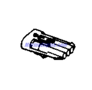 Evinrude Johnson OMC 0127010 - Connector, 3 Pin Recpt.