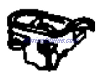 Evinrude Johnson OMC 0127091 - Retainer, Lens & Ind