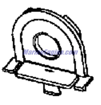 Evinrude Johnson OMC 0127518 - Seal - Binnacle w/o Trim