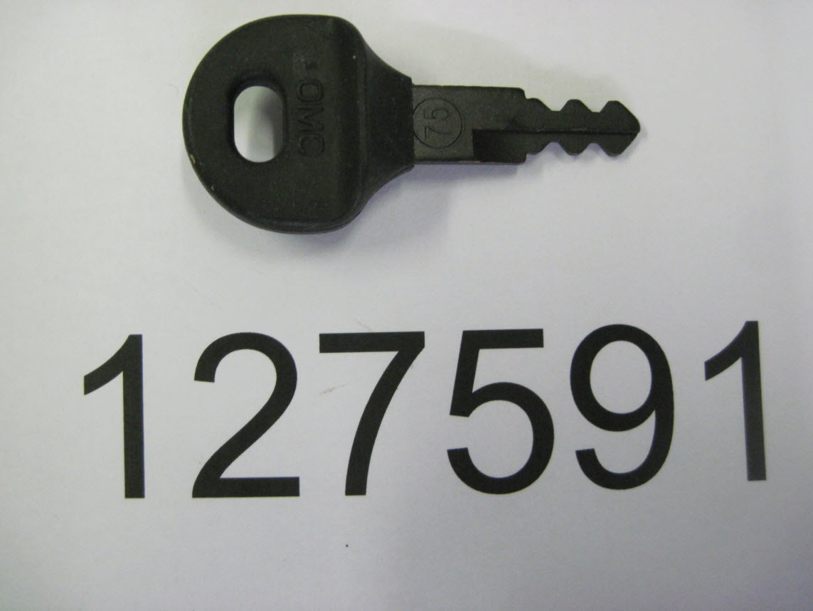 Evinrude Johnson OMC 0127591 - Ignition Key 75 Series 96 1996 and up