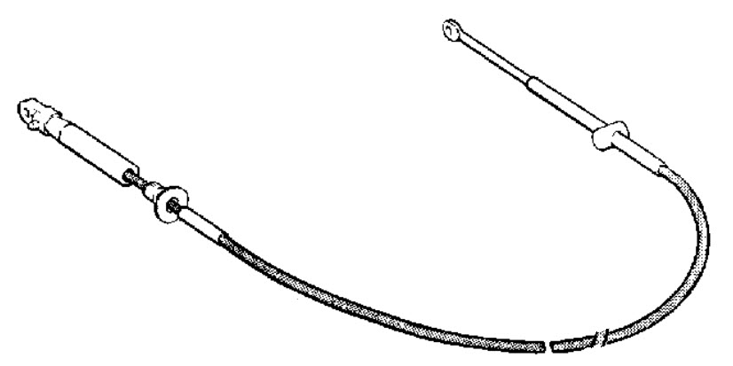 Evinrude Johnson OMC 0173116 - Cable 16FT 79