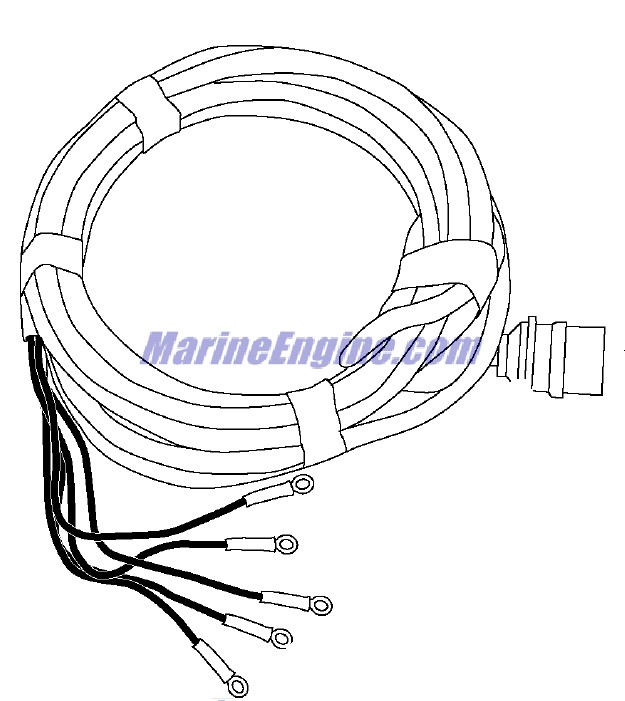 Evinrude Johnson OMC 0173732 - Start Switch Cable Assembly