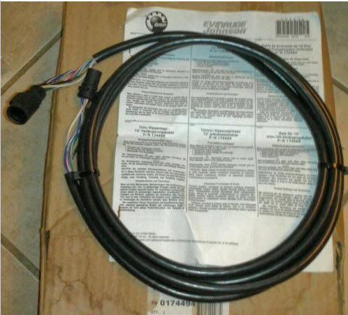 Evinrude Johnson OMC 0174494 - 10\' Extension Cable - Trim