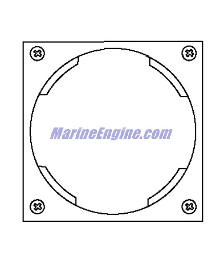 Evinrude Johnson OMC 0174657 - Bezel Kit, 3