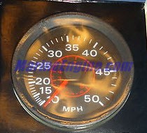 Evinrude Johnson OMC 0174818 - T. Speedometer 50 Mph.