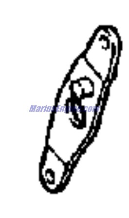 Evinrude Johnson OMC 0174922 - Throttle Arm & Pin Assembly