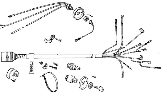 Evinrude Johnson OMC 0174960 - Wiring Kit 20\'