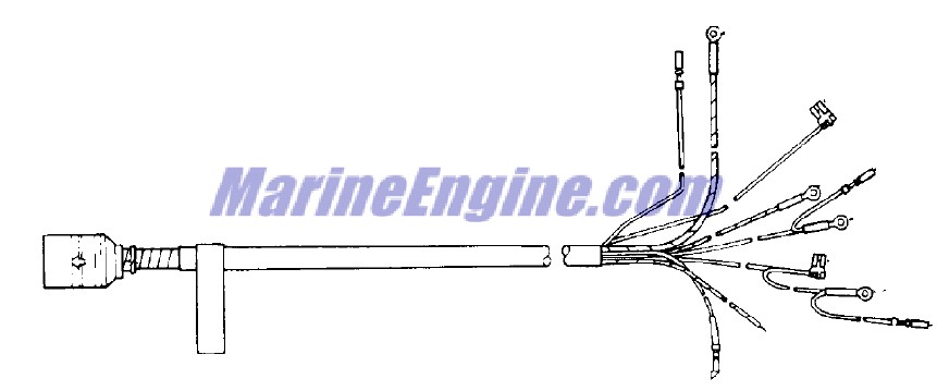 Evinrude Johnson OMC 0174968 - Cable Assembly, 20\'