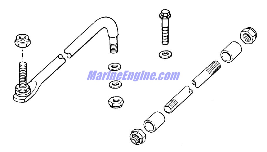 Evinrude Johnson OMC 0175524 - Steering Kit Prt