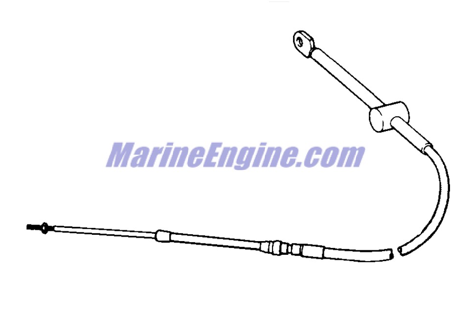 Evinrude Johnson OMC 0176124 - Cable Assembly -M10-SD