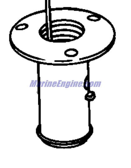 Evinrude Johnson OMC 0176457 - Neck & Valve Assembly