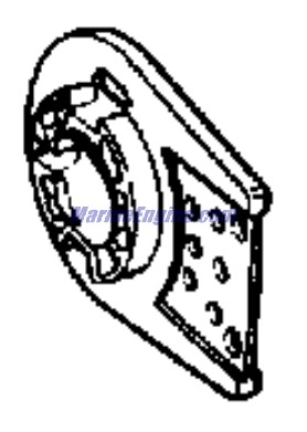 Evinrude Johnson OMC 0176471 - Remote Control Mounting Plate Kit
