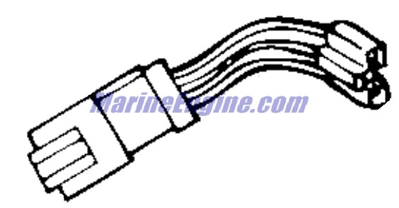 Evinrude Johnson OMC 0176537 - Cable Assembly, 3 Cndct