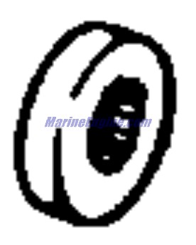 Evinrude Johnson OMC 0176563 - Spacer Nut Kit Assembly