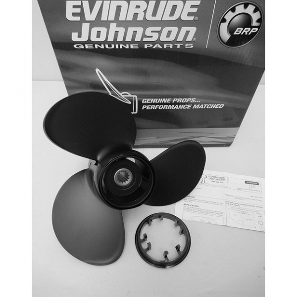 Evinrude Johnson OMC 0177202 - Propeller, Aluminum, 13.88 X 11, RH