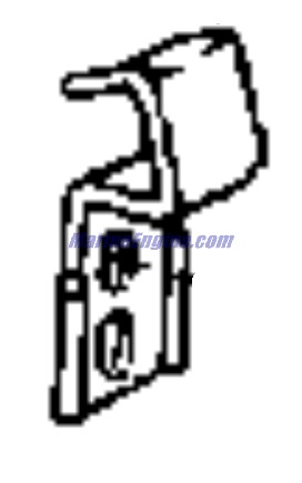 Evinrude Johnson OMC 0208252 - Motor Cover Hook - Ev