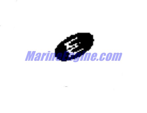 Evinrude Johnson OMC 0212478 - Applique,EV LOGO