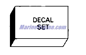 Evinrude Johnson OMC 0284837 - Decal Set