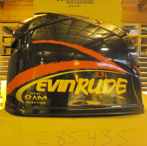 Evinrude Johnson OMC 0285435 - Upper Motor Cover Assembly, Ev FFI/Blu