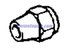 Evinrude Johnson OMC 0303608 - Flare Nut