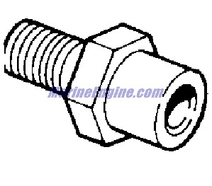 Evinrude Johnson OMC 0309791 - Screw Plug, High Speed Adjustment, NLA