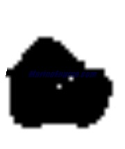 Evinrude Johnson OMC 0311439 - Low Speed Knob Grommet