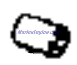 Evinrude Johnson OMC 0316201 - Bushing, Slow Speed Shaft