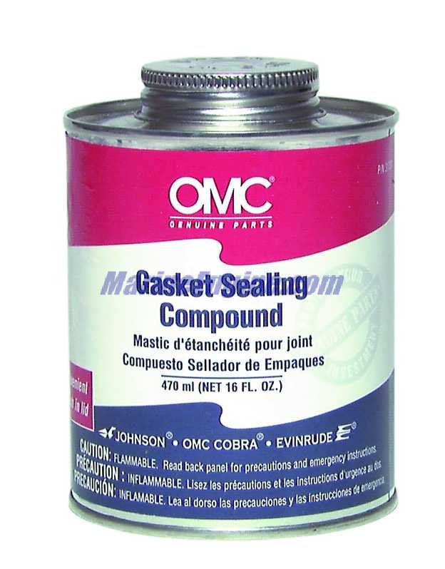 Evinrude Johnson OMC 0317201 - Gasket Sealant 16OZ - cannot ship by air