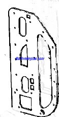 Evinrude Johnson OMC 0317227 -  Plate To Crankcase Gasket