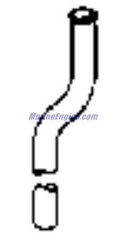 Evinrude Johnson OMC 0323404 - Water Tube, 25 inch Models